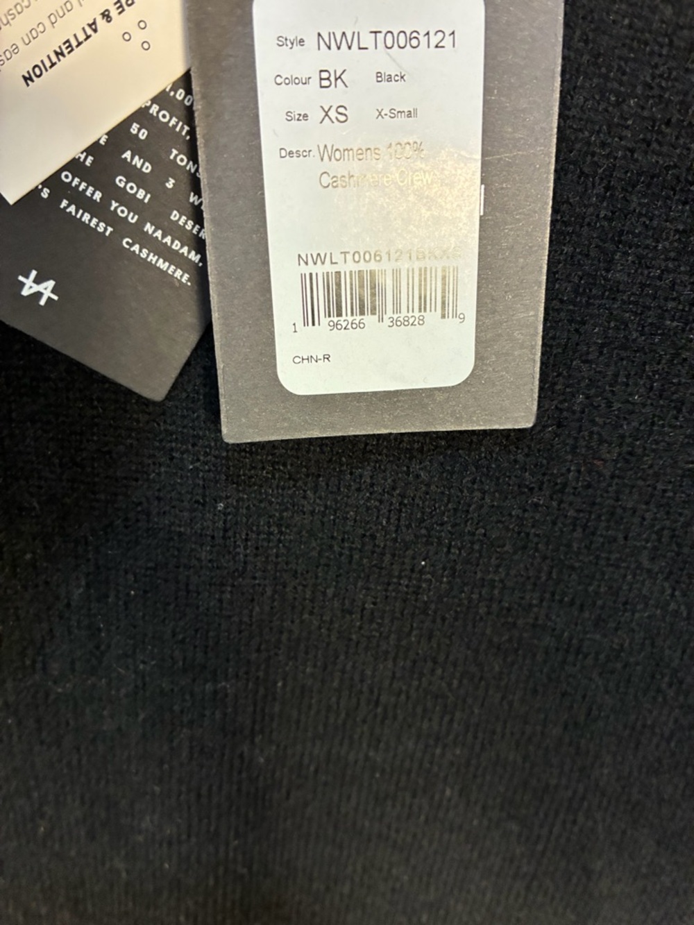 NAADAM Soft Collection 100% Cashmere Crew Neck Sweater - Picture 4 of 9